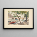 Le Pont Royal Paris - Pierre Vignal — gerahmtes Bild an der Wand