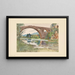 Der Brücke bei Cret - Pierre Vignal — gerahmtes Bild an der Wand