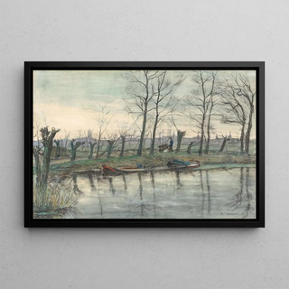 Piet Mondrian - Amsterdam Skyline Viewed from the West.webp