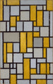 Komposition mit Gitter 1 - Piet Mondrian — Ansicht des Kunstwerks