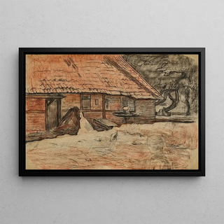 Piet Mondrian - Zijaanzicht van een boerderij bij Winterswijk.webp