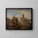 der Kathedrale Saint-Bavon und des Reep in Gent - Pieter Frans De Noter — gerahmtes Bild an der Wand