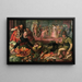 Der Christus und die Ehebrecherin - Pieter Aertsen — gerahmtes Bild an der Wand