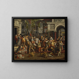 Pieter Aertsen - Christian deeds of mercy Matthew 253536.webp