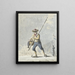 Patineur - Pieter Bartholomeusz Barbiers — gerahmtes Bild an der Wand