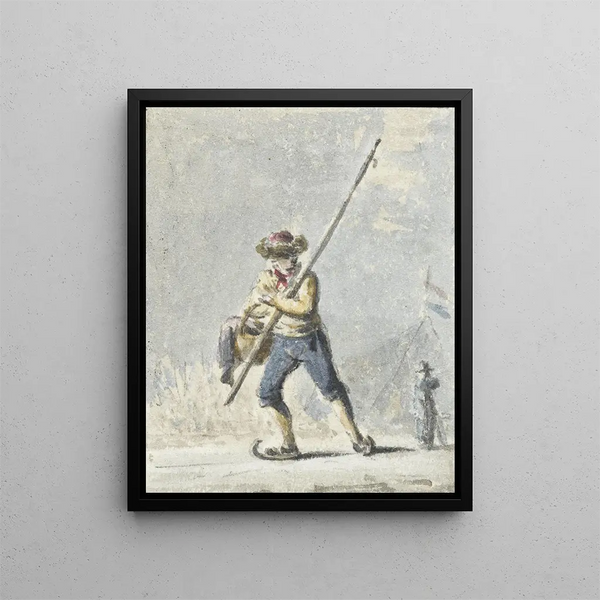 Pieter Bartholomeusz Barbiers - Schaatsenrijder.webp