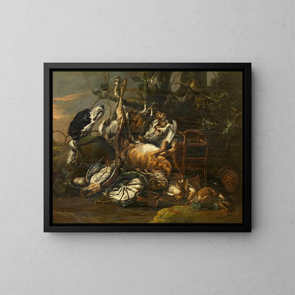 Stillleben - Pieter Boel — gerahmtes Bild an der Wand