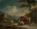 Landschaft mit Hirten und gotischer Burgruine - Pieter Bout — Ansicht des Kunstwerks