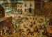 Kinderspiele - Pieter Bruegel der Ältere — Ansicht des Kunstwerks