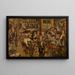 L'avocat du village - Pieter Brueghel III — gerahmtes Bild an der Wand