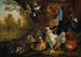 Ein Pfau, Hühner, Tauben und andere Vögel in einer Landschaft - Pieter Casteels III — Ansicht des Kunstwerks