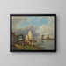 Sur la Spaarne à Haarlem - Pieter Christian Dommersen — gerahmtes Bild an der Wand