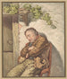 Lou, der Diener des Bäckers, ist vor dem Sonnenhaus eingeschlafen - Pieter Christoffel Wonder — Ansicht des Kunstwerks