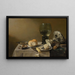 Natur stillleben mit Tazza - Pieter Claesz — gerahmtes Bild an der Wand