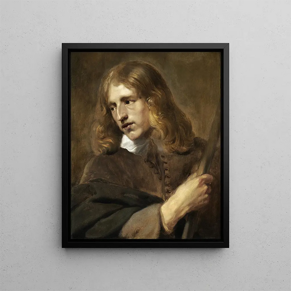 Pieter Claesz Soutman - A Young Man Holding a Staff.webp