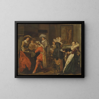 Pieter Codde - An elegant company in an interior.webp