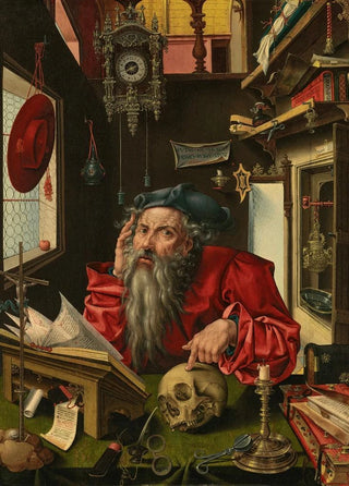 Pieter Coecke van Aelst - Saint Jerome in his study.webp