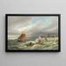 Borselen an der Schelde Niederlande - Pieter Cornelis Dommersen — gerahmtes Bild an der Wand