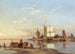 Hoorn am Zuiderzee Niederlande - Pieter Cornelis Dommersen — Ansicht des Kunstwerks
