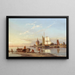 Hoorn am Zuiderzee Niederlande - Pieter Cornelis Dommersen — gerahmtes Bild an der Wand