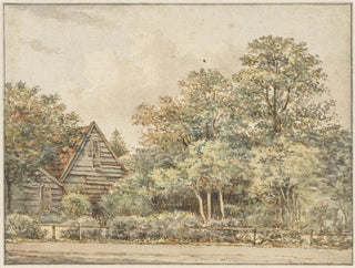 Pieter Ernst Hendrik Praetorius - Huis in boomrijke omgeving.webp