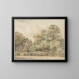 Pieter Ernst Hendrik Praetorius - Huis in boomrijke omgeving.webp