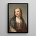 Portrait einer jungen Frau - Pieter Fransz de Grebber — gerahmtes Bild an der Wand