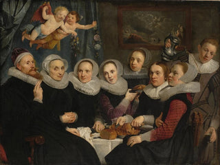 Pieter Fransz de Grebber - Theodorus Schrevelius and his family at the table.webp