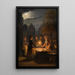 Am Nachtmarkt - Pieter Gerardus Sjamaar — gerahmtes Bild an der Wand