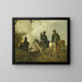 Posten Kosaken im Jahr 1813 - Pieter Gerardus van Os — gerahmtes Bild an der Wand