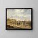 Cosaques auf einem Landweg bei Bergen, Nordholland, 1813 - Pieter Gerardus van Os — gerahmtes Bild an der Wand