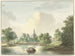 Die Tür von Hogerwoerd in Leyde Blick vom Kanal - Pieter Gerardus van Os — Ansicht des Kunstwerks
