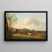 Landschaft mit Vieh - Pieter Gerardus van Os — gerahmtes Bild an der Wand