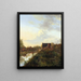 Der Kanal von Graveland - Pieter Gerardus van Os — gerahmtes Bild an der Wand