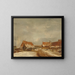 Die Kasematten vor Naarden 1814 - Pieter Gerardus van Os — gerahmtes Bild an der Wand