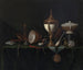 Stillleben mit einem Eierbecher aus Straußen-Ei und den Whitfield-Erben - Pieter Gerritsz van Roestraeten — Ansicht des Kunstwerks