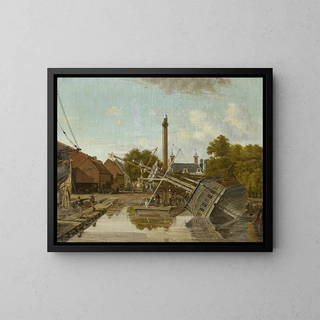 Pieter Godfried Bertichen - The Shipyard St Jagoon Bickers Eiland Amsterdam.webp