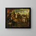 Die Versuchung des heiligen Antonius - Pieter Huys — gerahmtes Bild an der Wand