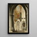 Innenansicht der Kirche Saint-Bavon in Haarlem - Pieter Jansz Saenredam — gerahmtes Bild an der Wand