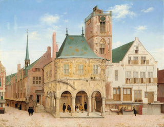 Pieter Jansz Saenredam - The Old Town Hall of Amsterdam.webp