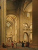 Der Querschiff der Mariakerk in Utrecht aus Nordosten gesehen - Pieter Jansz Saenredam — Ansicht des Kunstwerks