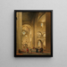 Der Querschiff der Mariakerk in Utrecht aus Nordosten gesehen - Pieter Jansz Saenredam — gerahmtes Bild an der Wand