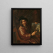 Selbstporträt - Pieter Jansz. van Asch — gerahmtes Bild an der Wand