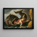 Jonas und der Wal - Pieter Lastman — gerahmtes Bild an der Wand