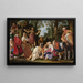 Saint Jean-Baptiste predigt - Pieter Lastman — gerahmtes Bild an der Wand