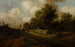 Landschaft mit zwei Figuren und einem Hund - Pieter Molyn — Ansicht des Kunstwerks
