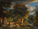 Pan und Syrinx in einer Flusslandschaft - Pieter Mulier der Ältere — Ansicht des Kunstwerks