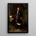 Der Graf Johan Maurits van Nassau-Siegen 1604-1679 als Großmeister der Malteser - Pieter Nason — gerahmtes Bild an der Wand