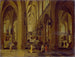 Innenansicht der Kathedrale von Antwerpen - Pieter Neeffs der Ältere — Ansicht des Kunstwerks