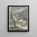 Winterlandschaft - Pieter Pietersz. Barbiers — gerahmtes Bild an der Wand